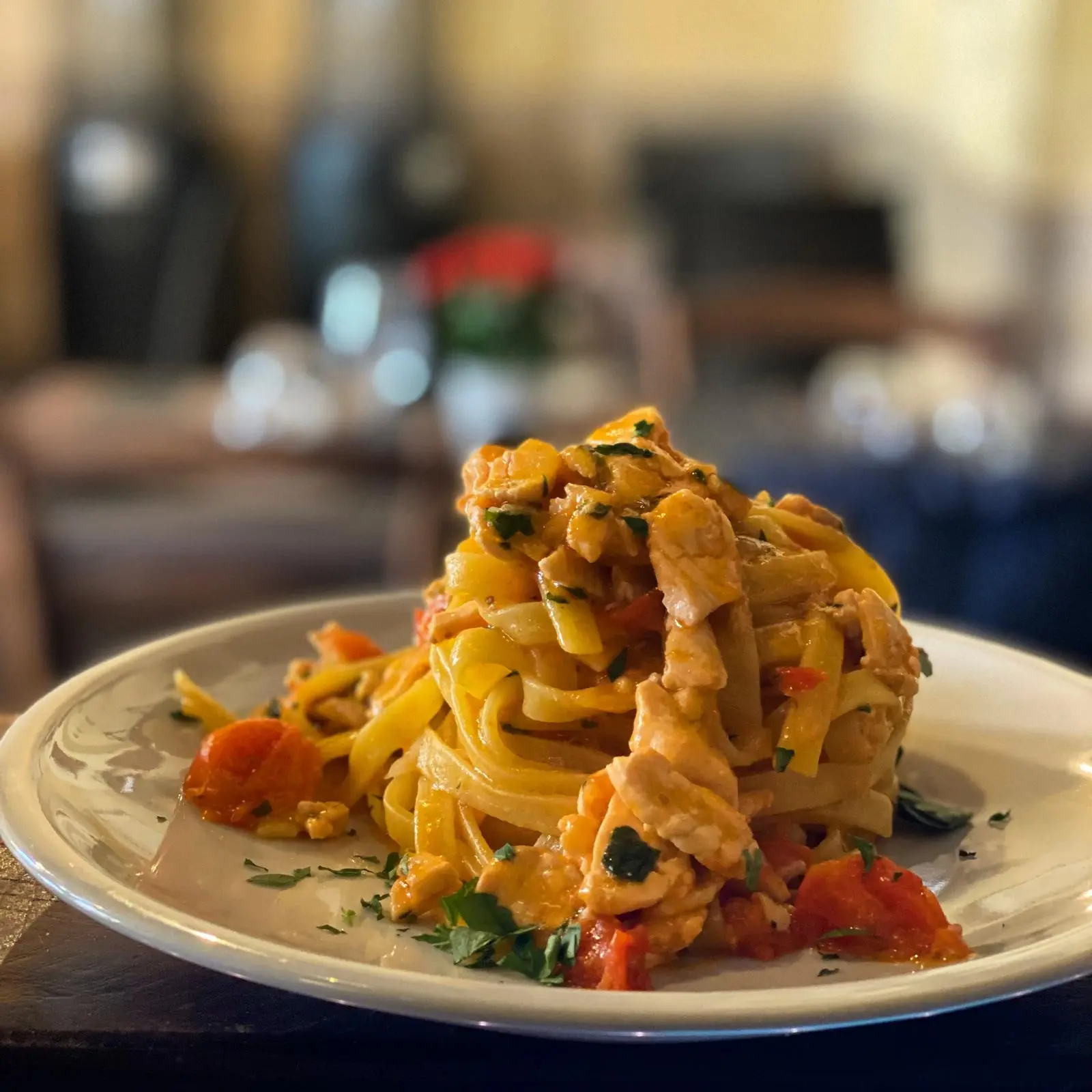 Fettuccine al salmone